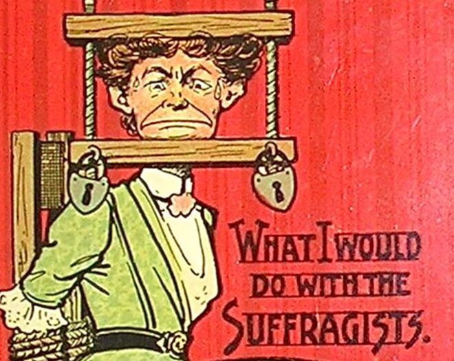 A propaganda contra os direitos das mulheres no início do Séc. XX