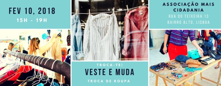Troca-te, um mercado de troca de roupa no Bairro Alto