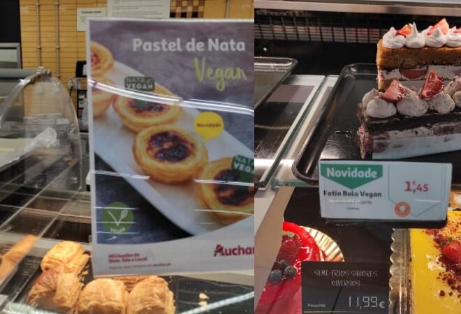 Auchan lança pastéis de nata e bolos vegans na pastelaria