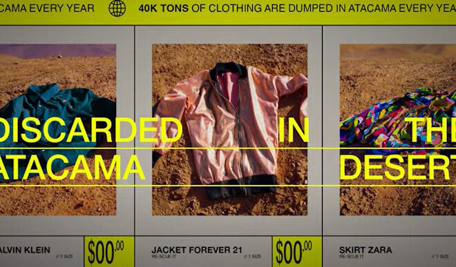 Roupas de marca grátis? Projeto resgata peças no deserto do Atacama