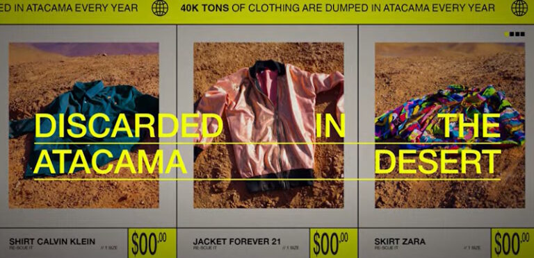 Roupas de marca grátis? Projeto resgata peças no deserto do Atacama