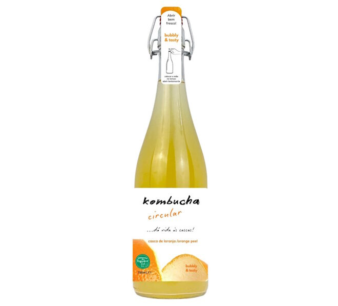 Auchan lança kombucha feita com cascas de laranja reaproveitadas